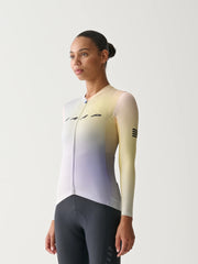 Blurred Out Pro Hex Langarmtrikot für Damen