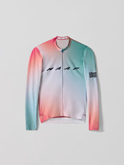 Blurred Out Pro Hex Langarmtrikot