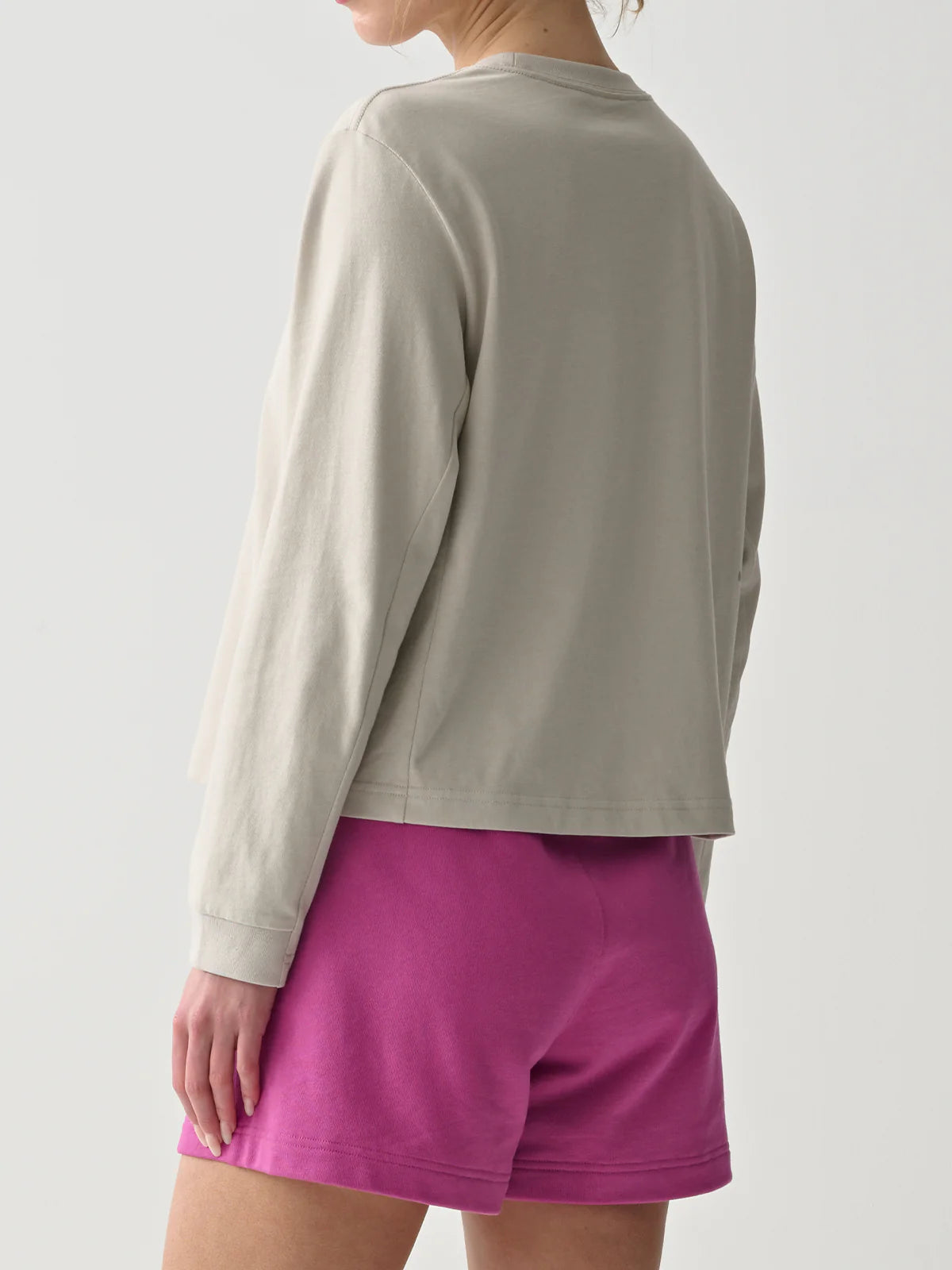 Damen Essentials Langarm-T-Shirt