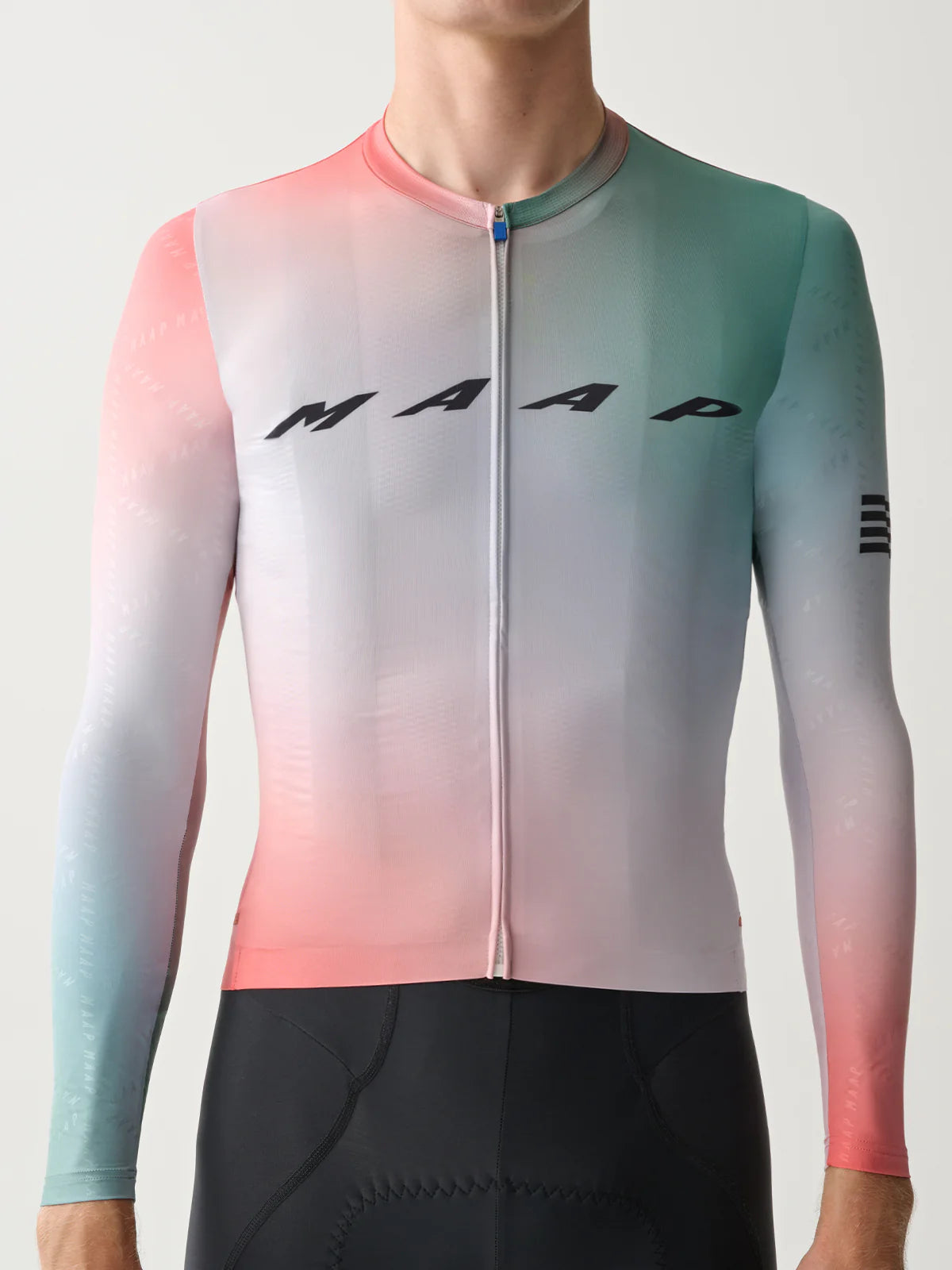 Blurred Out Pro Hex Langarmtrikot